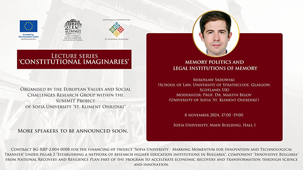 SUMMIT - Lecture series Constitutional Imaginaries - A3 Poster - Martin  Miroslaw (Presentation)